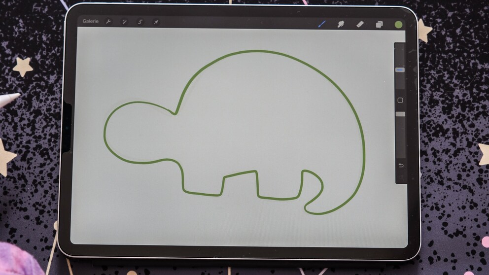 Die Dinoform will sitzen, probiere ruhig mehrere Versionen aus.