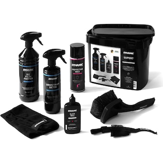 Dynamic Bike Care Super 7 (Chain oil, Bicycle cleaner, Brush, Care set, Microfibre cloth)