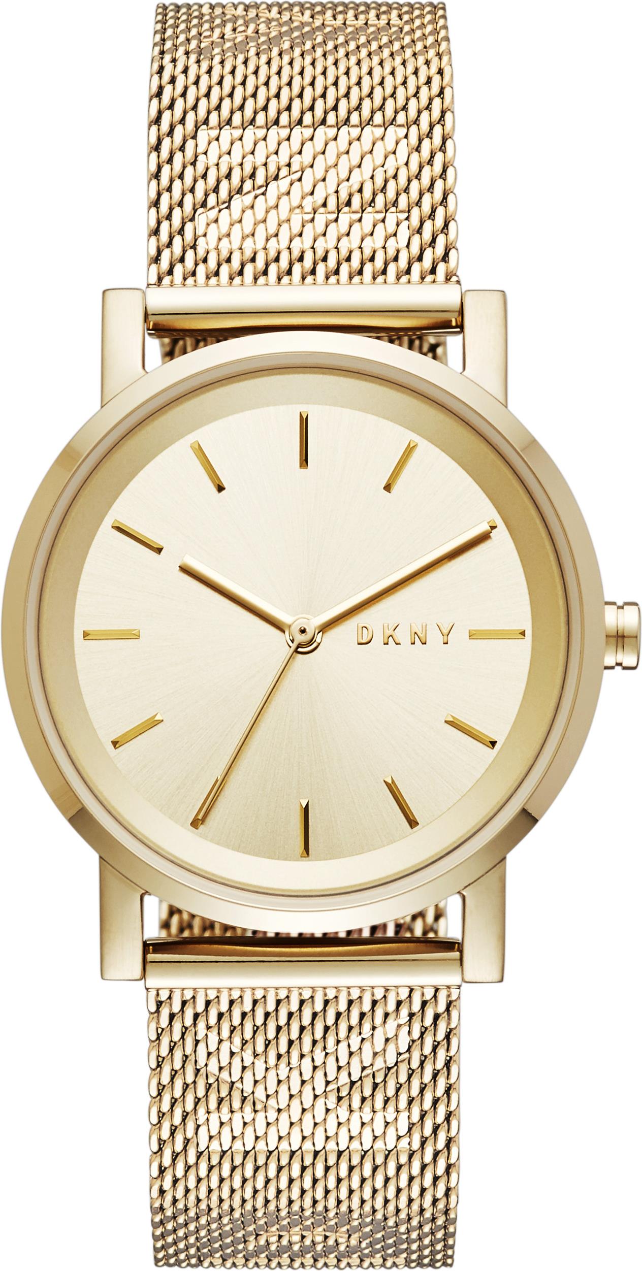 DKNY, Armbanduhr, Soho, Gold, (Analoguhr, 34 mm)