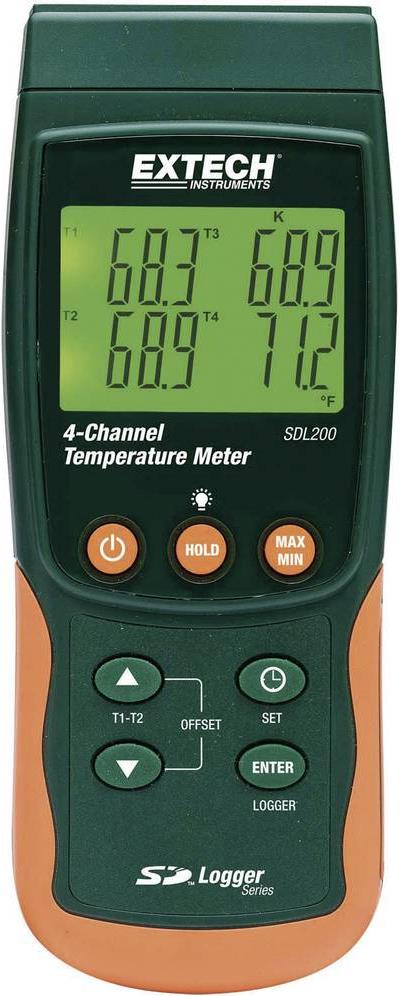 Extech, Detektor, Temperatur-Messgerät SDL200 -1