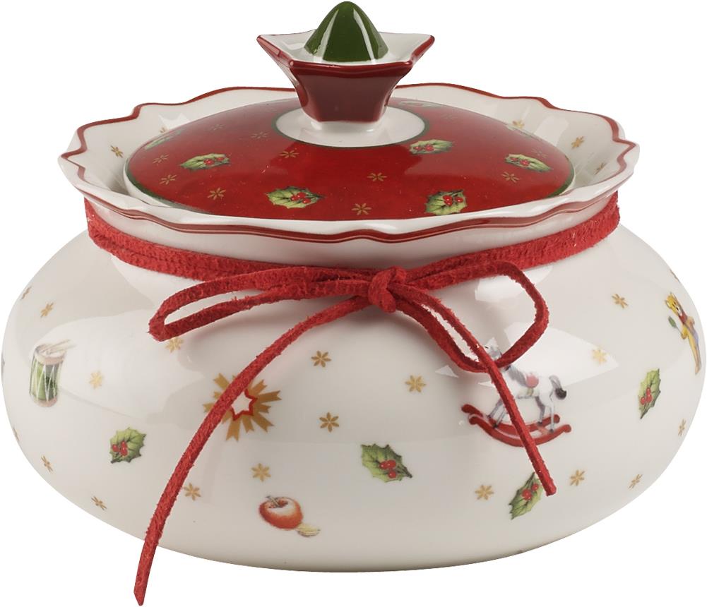 Villeroy & Boch Toy's Delight, Vorratsbehälter, Weiss, Rot