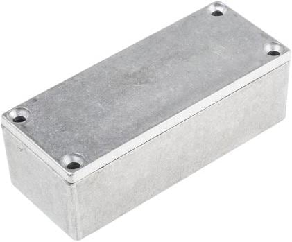 Hammond Gehäuse Aluminium 92x38x31mm (Gehäuse), Elektronikzubehör + Gehäuse, Silber