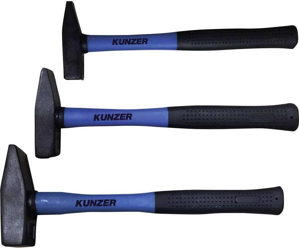 Kunzer, Hammer, Hammerset Fiberglasstiel 3tlg. (2220 g)