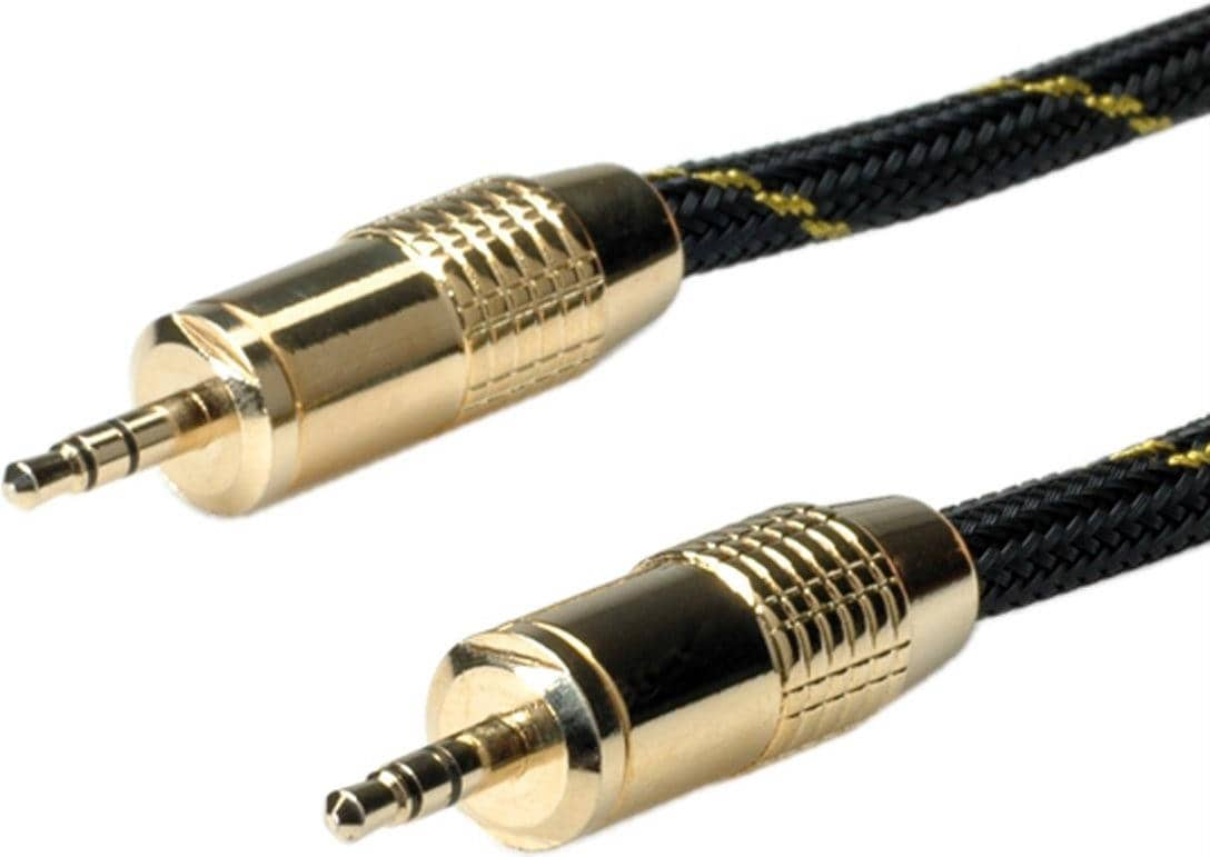 Roline GOLD Audio  3.5mm - 3.5mm (5 m, 3.5mm Klinke (AUX)), Audio Kabel