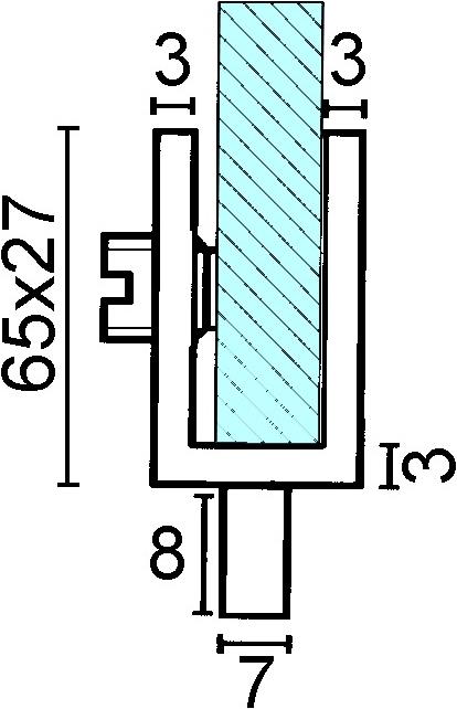 Werkstarck, Türbeschlag + Scharnier, Glastürscharniere