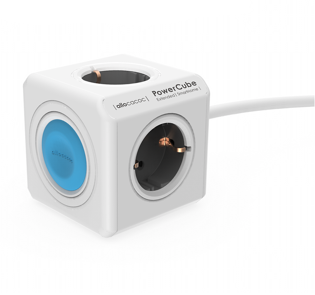 Allocacoc PowerCube Extended SmartHome, Smart Home Hub, Weiss