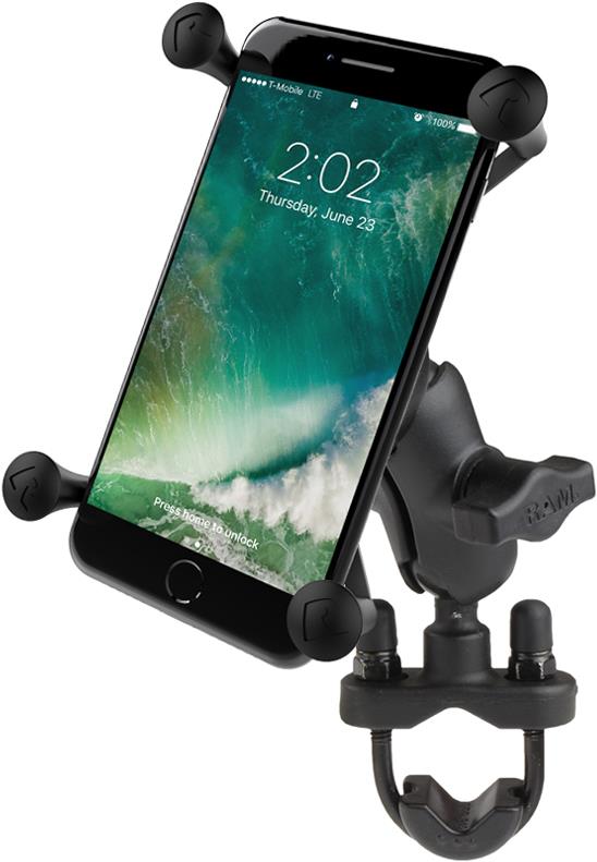 Rammount X-Grip, Smartphone Halterung, Schwarz