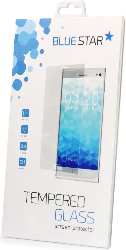 BlueStar Tempered Glass (1 Stück, Huawei Y6 (2018)), Smartphone Schutzfolie