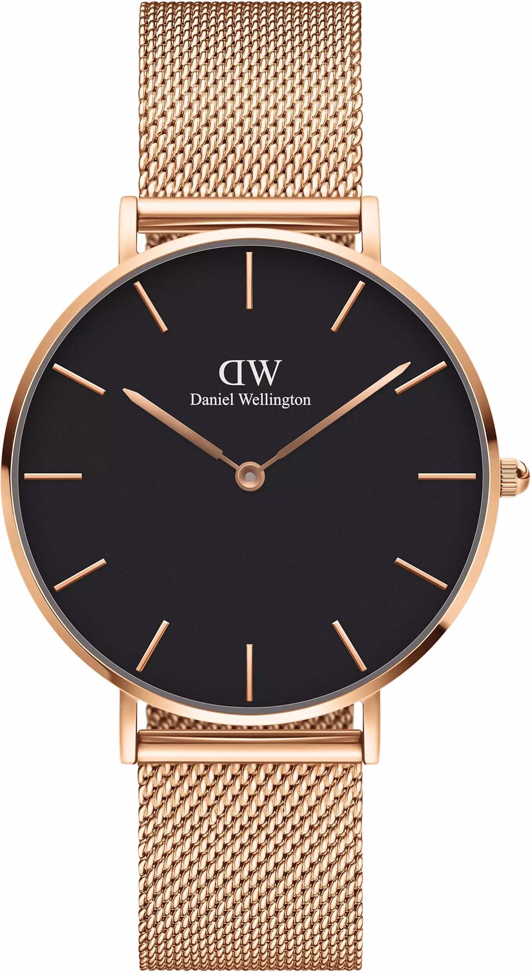 Daniel Wellington, Armbanduhr, Armbanduhr mit Edelstahlband, Rosa, (Analoguhr, 36 mm)