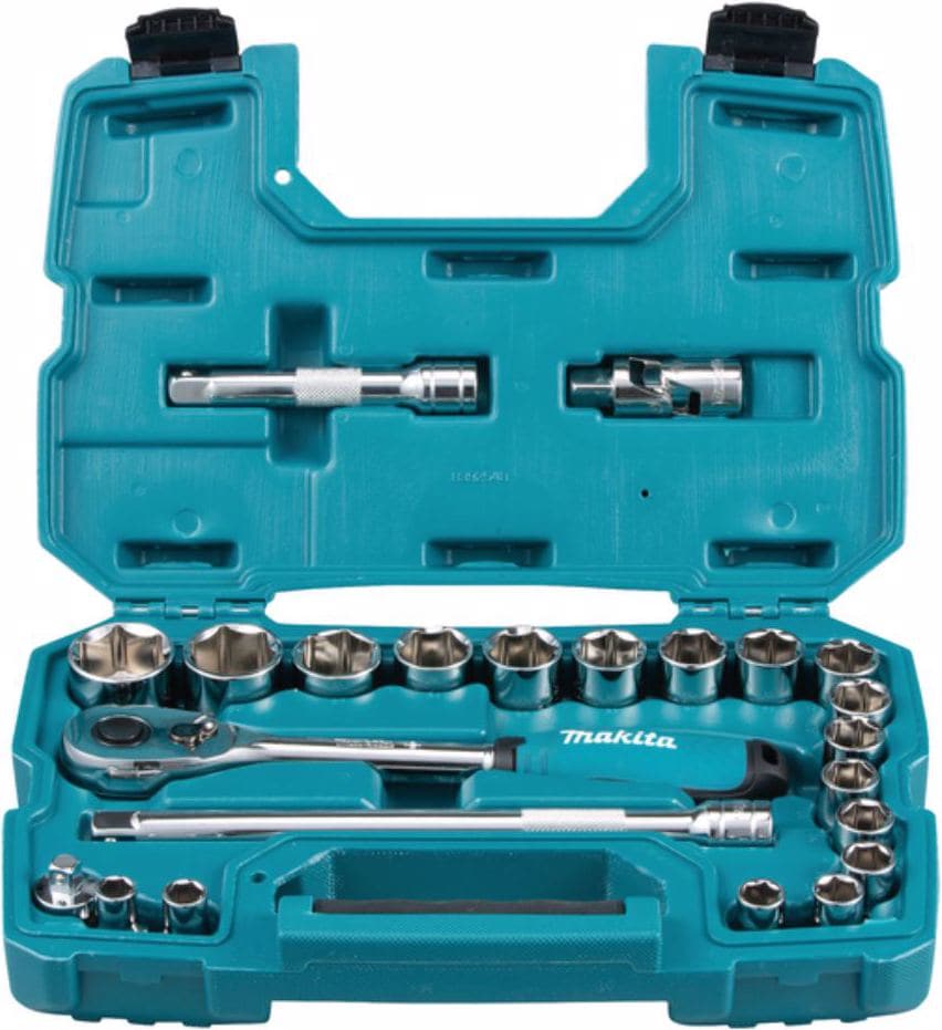 Makita, Werkzeugkoffer, Ratschen + Bit-Set 23tlg. (23 Teile)