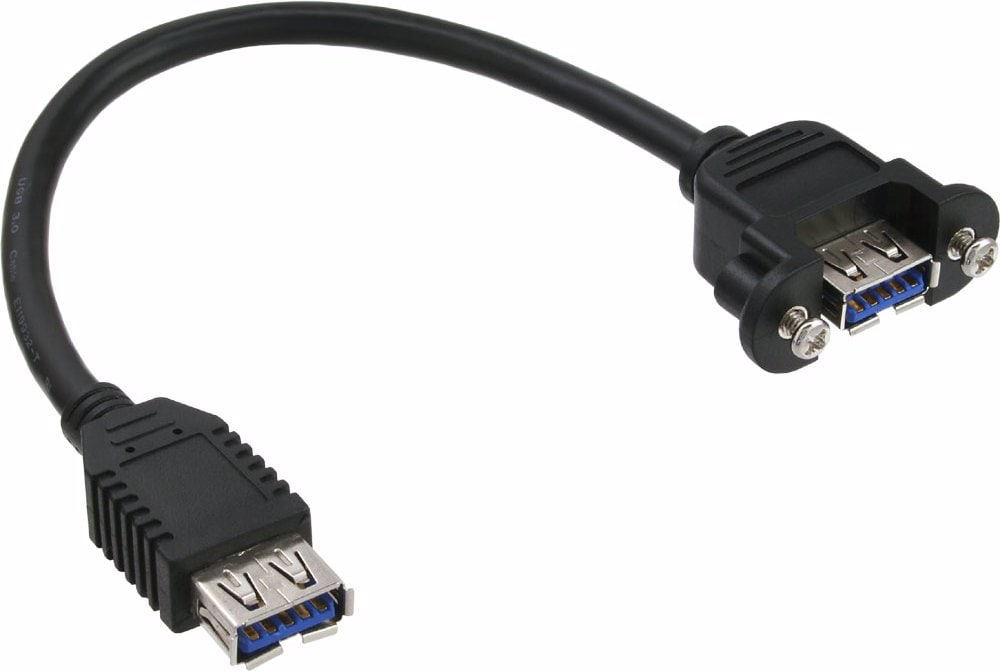 InLine USB 3.0 Adapterkabel (0.20 m, USB 3.0), USB Kabel