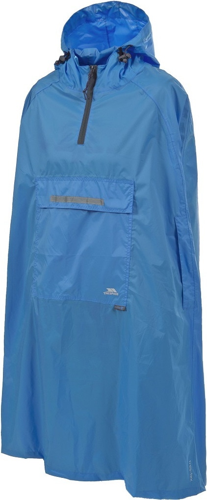 Trespass, Unisex, Jacke, Qikpac Poncho - Unisex Packaway Poncho (S), Blau, S