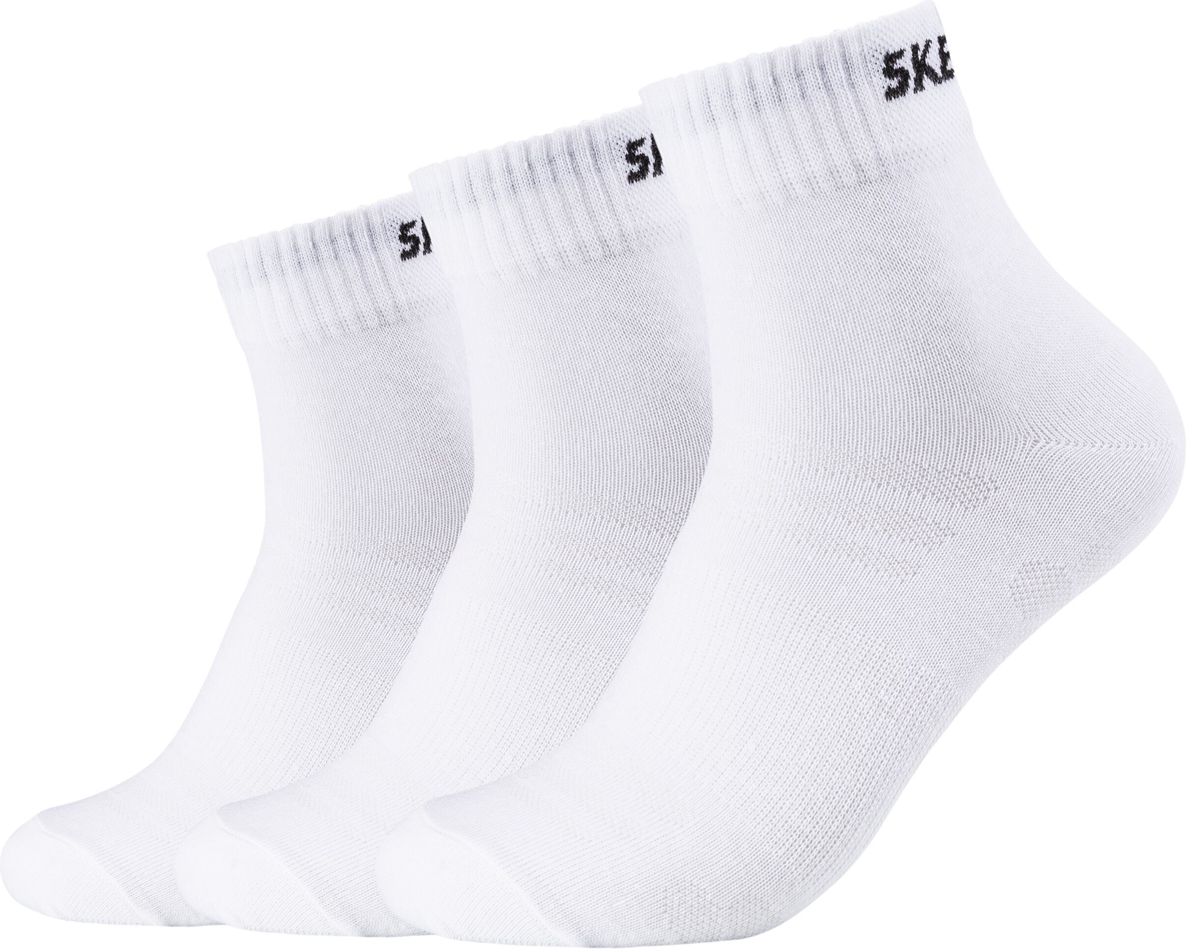 Skechers, Unisex, Socken, Mesh Ventilation, Weiss, (3er Pack, 35 - 38)