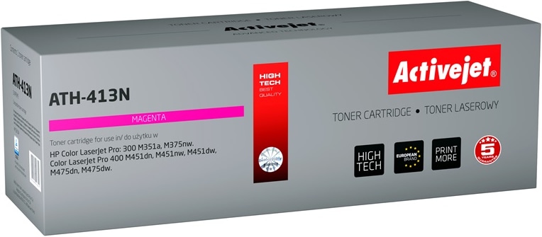 Activejet ATH-413N Tonerkartusche (e) Kompatibel (M), Toner