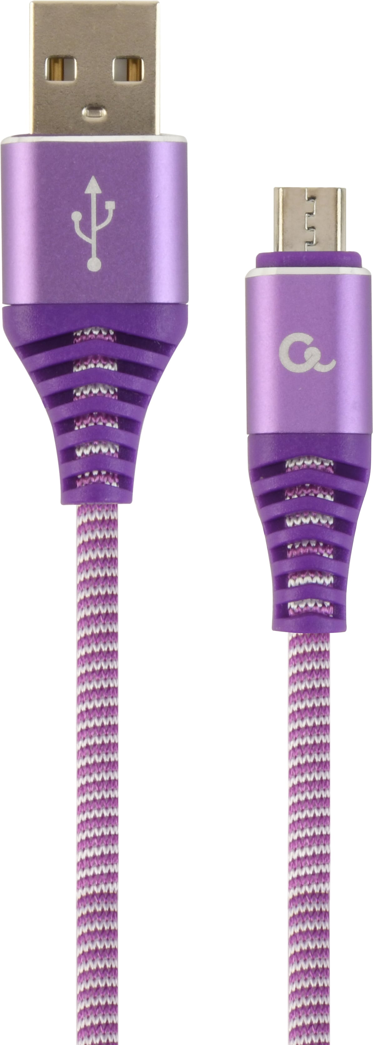 Gembird CC-USB2B-AMMBM-1M-PW USB Kabel USB 2.0 Micro-USB B USB A Violett (1 m, USB 2.0), USB Kabel