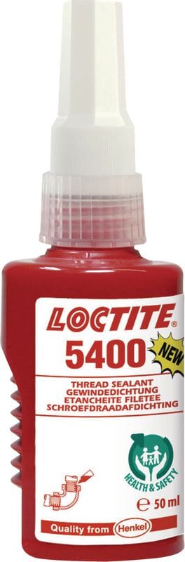 Loctite, Dichtmittel, Gewindedichtung mittelfest 5400 (Gelb, 50 ml)