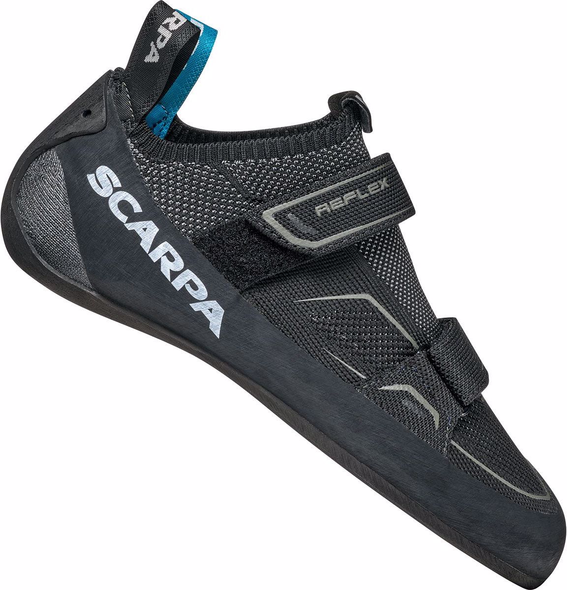 Scarpa, Herren, Kletterschuhe, Reflex V Kletterschuhe (41.5), Schwarz