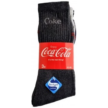 Coca Cola Sportsocken 3er-Pack (41 - 45) - kaufen bei Galaxus