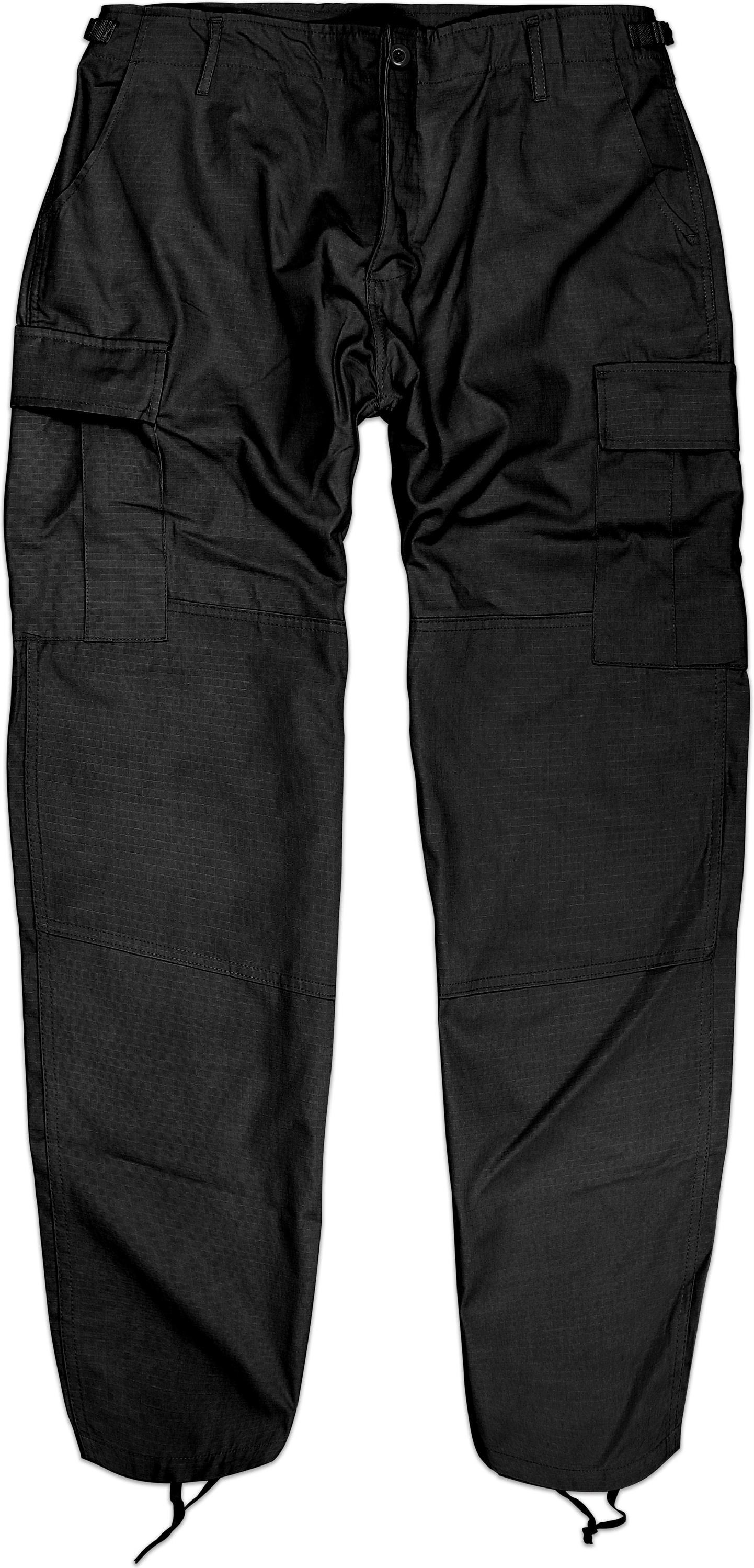 Normani, Herren, Hosen, Herren Ripstop Hose Terrain, Schwarz, (M)