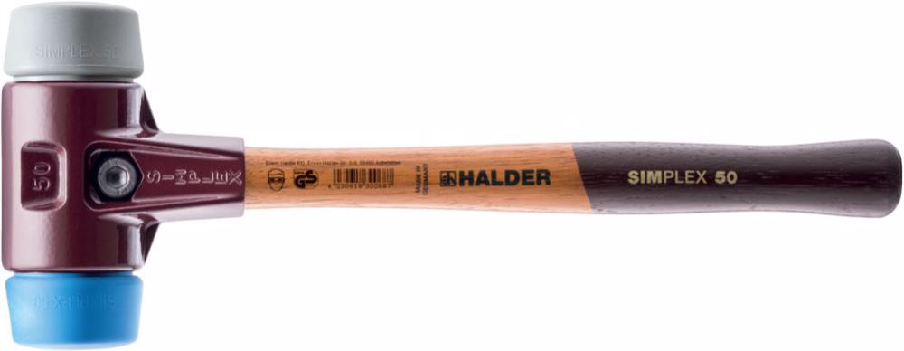 Halder, Hammer, Schonhammer 1500g 60mm TPE-soft/TPE-mid TE-Gehäuse (1420 g)