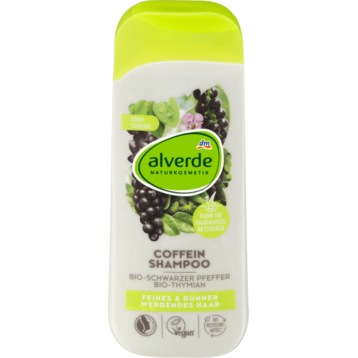 dm alverde Shampoo Coffein (200 ml, Flüssiges Shampoo) - Galaxus