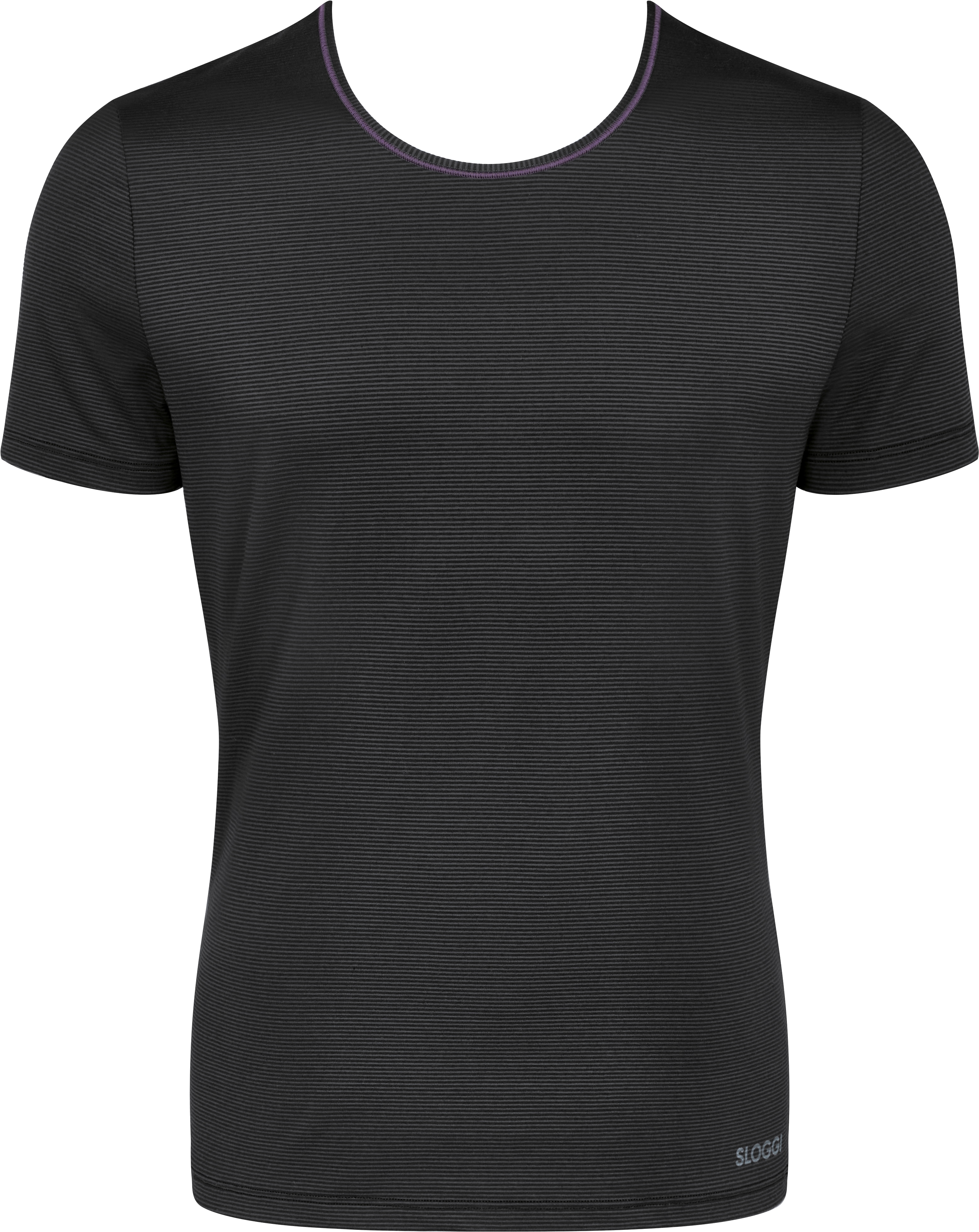 Sloggi, Herren, Shirt, Ever Cool O-Neck, Schwarz, (S)