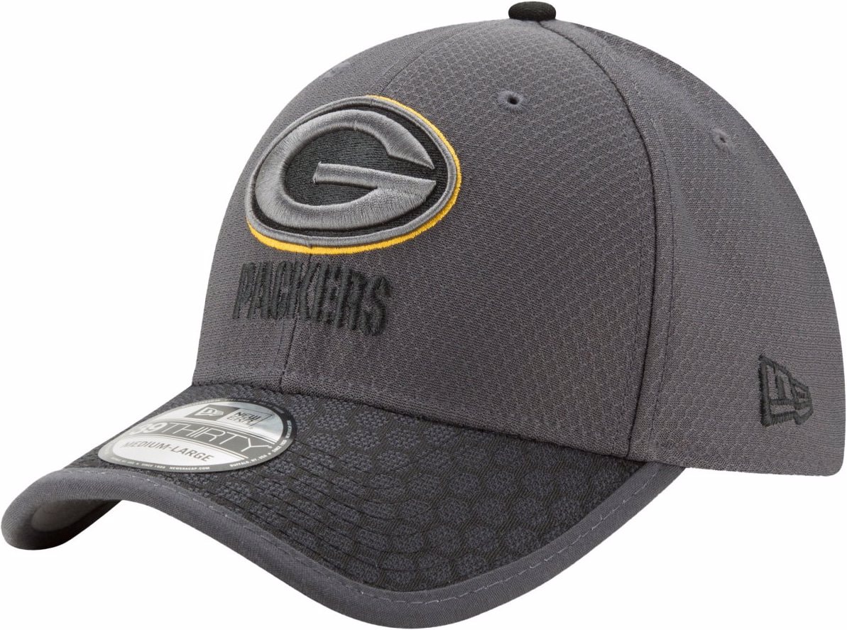 New Era, Herren, Cap, 39Thirty NFL Sideline Green Bay Packers, Grau, (XL)