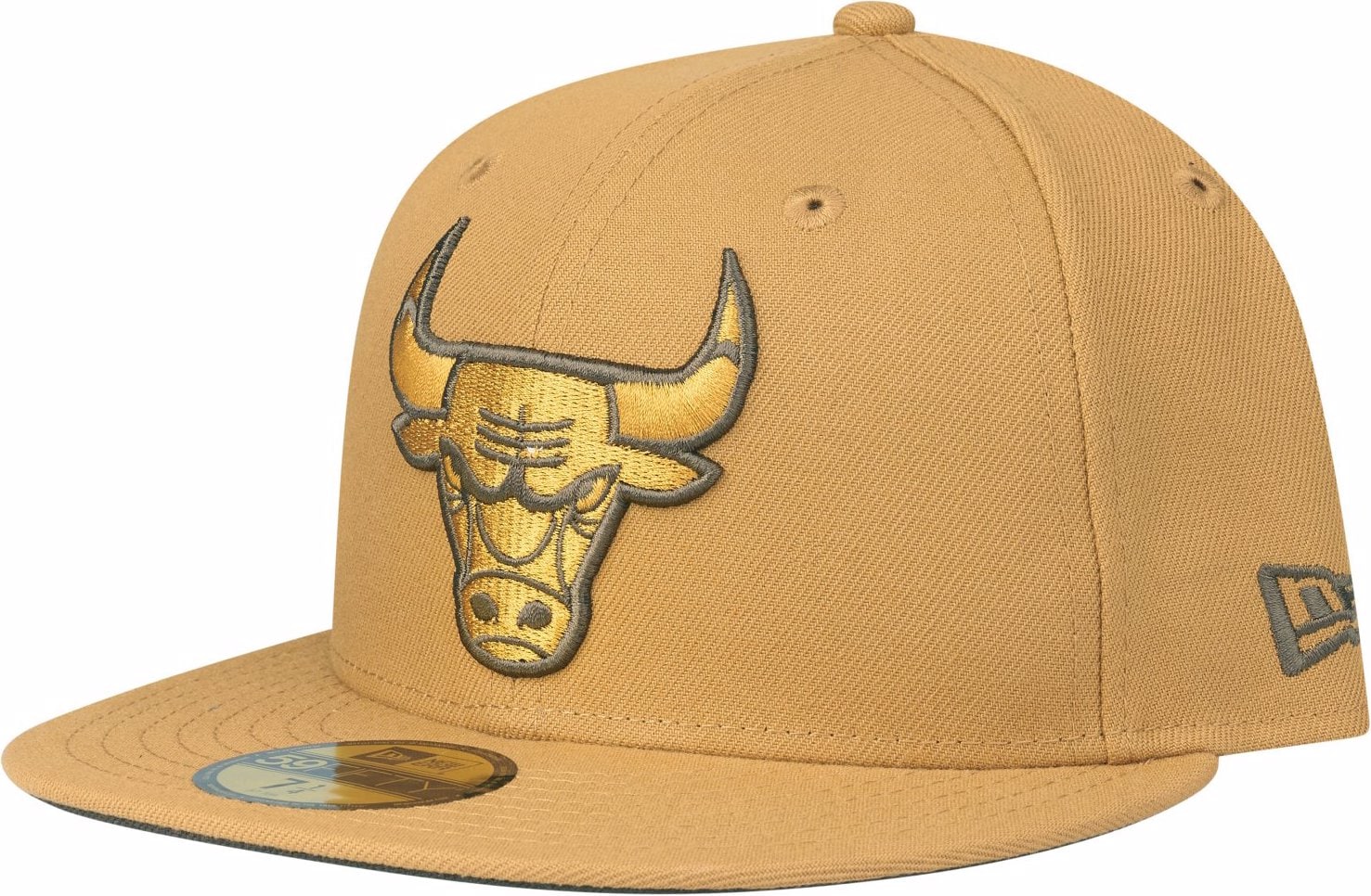 New Era, Herren, Cap, 59Fifty Champs Chicago Bulls Panama, Braun, (7 7/8)