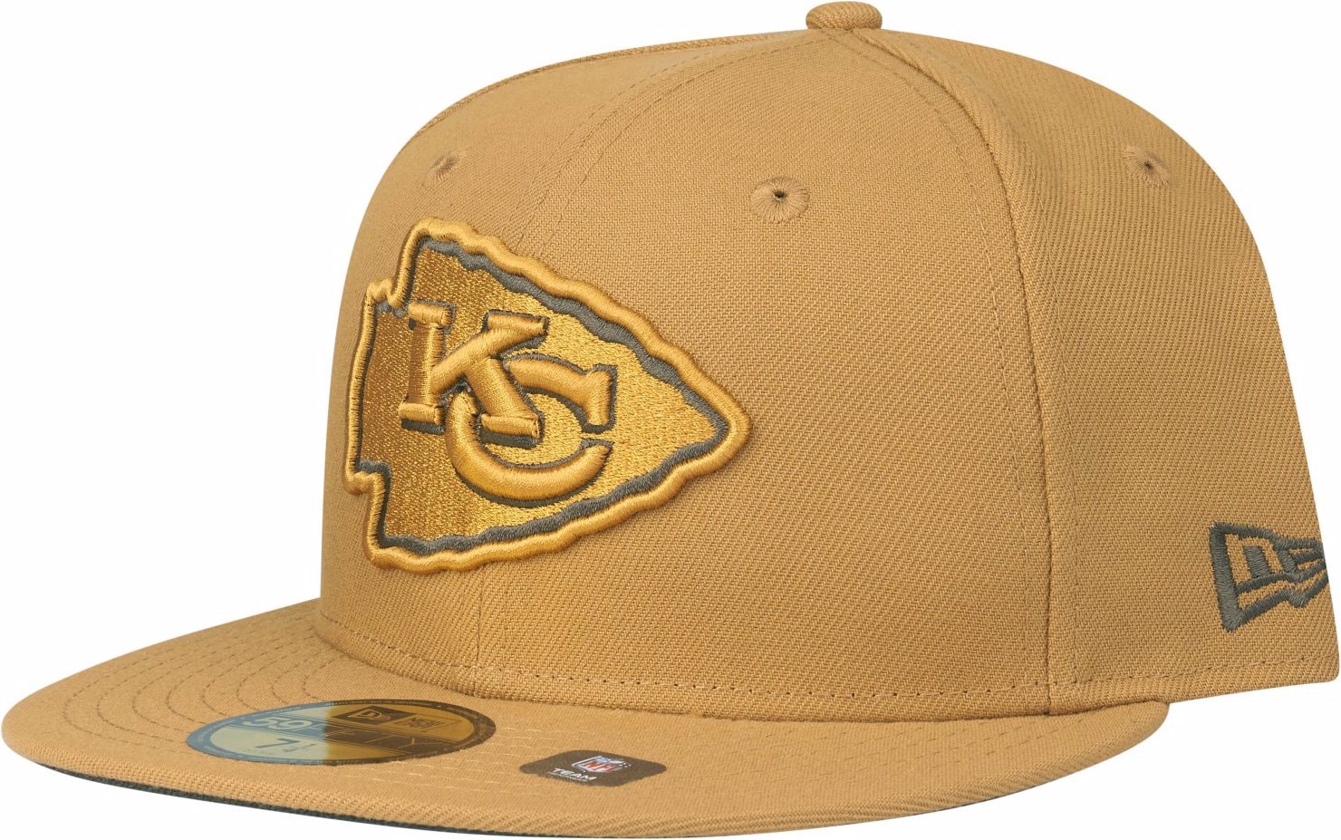 New Era, Herren, Cap, 59Fifty Kansas City Chiefs Panama, Braun, (7 1/8)