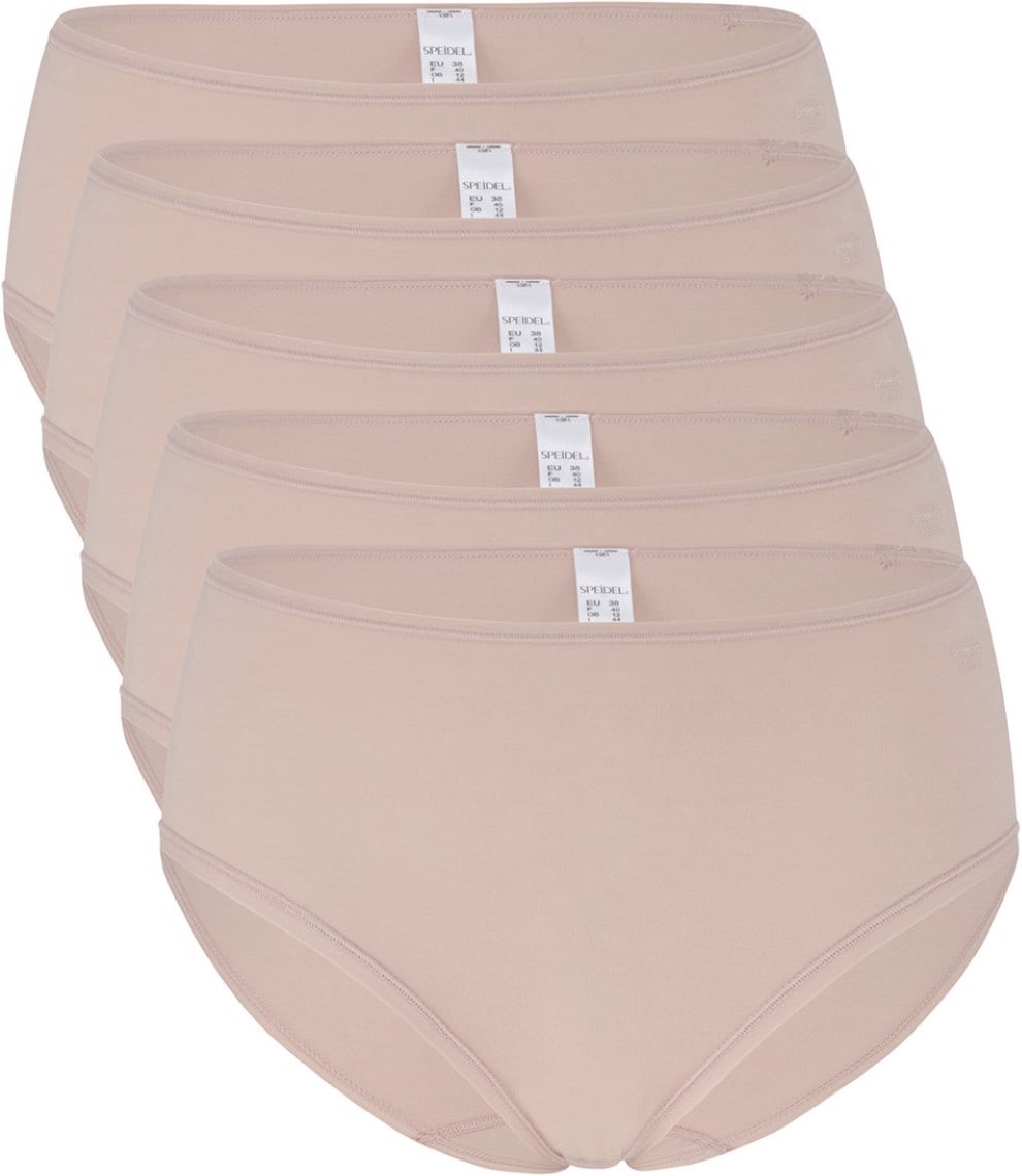 Speidel, Damen, Unterhosen, 5er-Pack Softfeeling Maxislip, Beige, (40, 5er Pack)