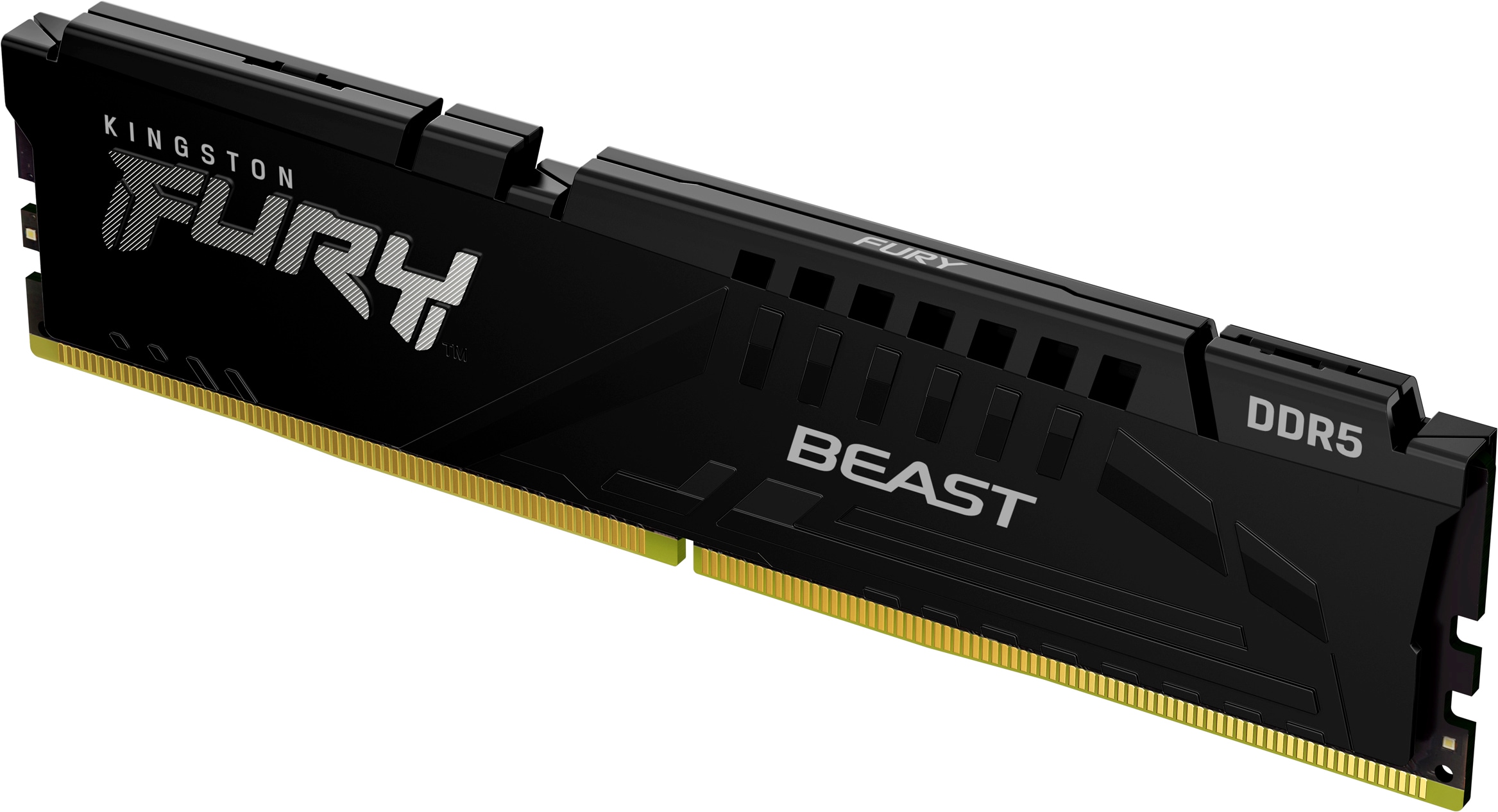 Kingston FURY Beast (1 x 16GB, 5200 MHz, DDR5-RAM, DIMM), RAM, Schwarz