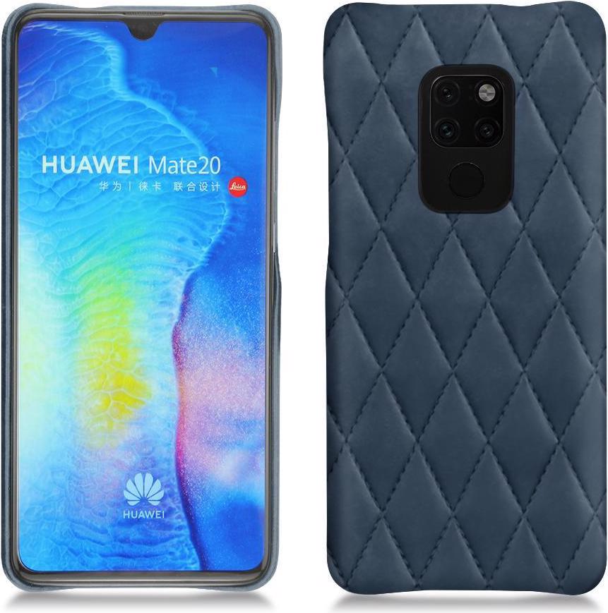 Noreve Lederschutzhülle (Huawei Mate 20), Smartphone Hülle, Blau