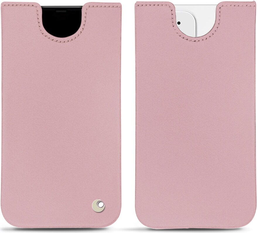 Noreve Lederschutzhülle (iPhone 12), Smartphone Hülle, Rosa