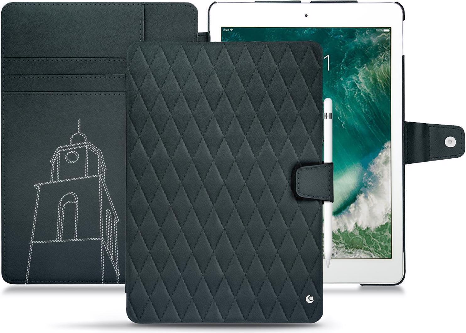 Noreve Lederschutzhülle Wallet (iPad Pro 10.5), Tablet Hülle, Blau