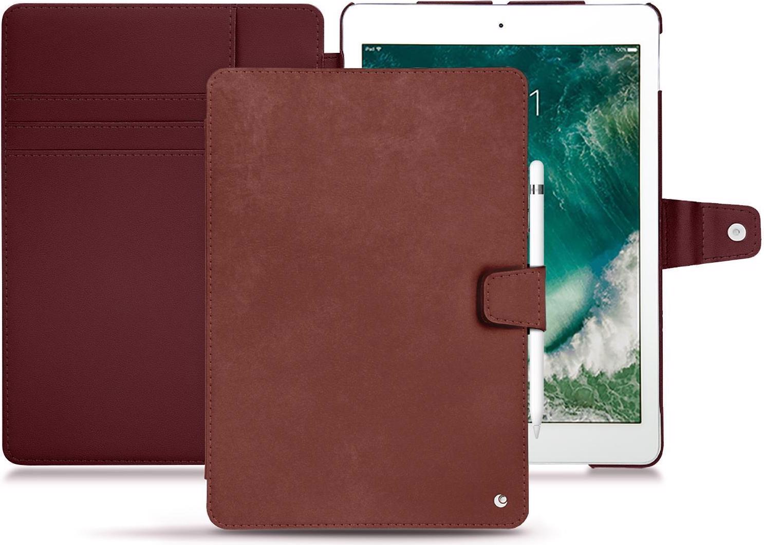 Noreve Lederschutzhülle Wallet (iPad Air 2019 (3. Gen)), Tablet Hülle, Rot