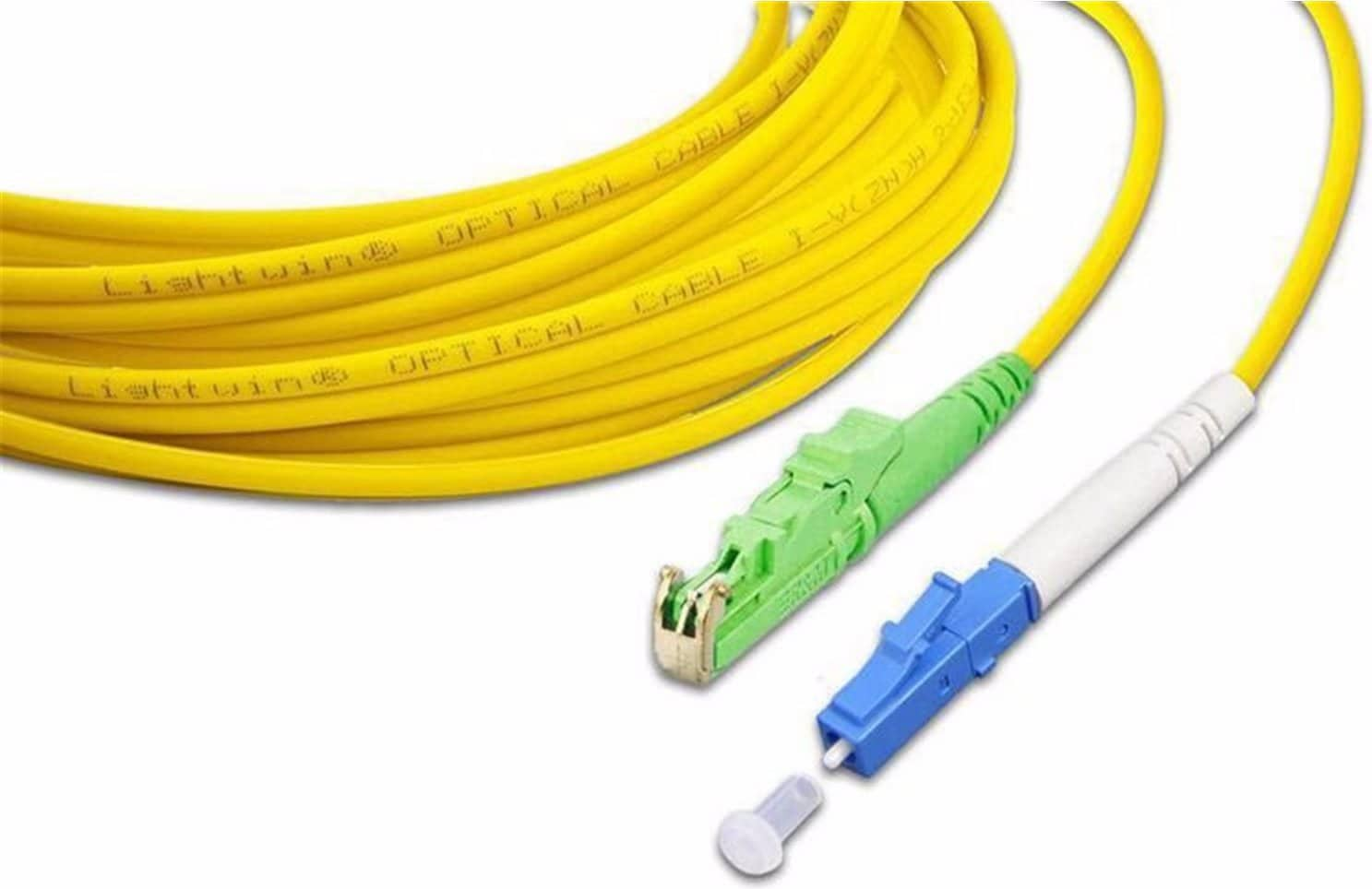 Wirewin LWL-Patchkabel E2000/APC-LC (Simplex, 1m) (1 m), Netzwerkkabel