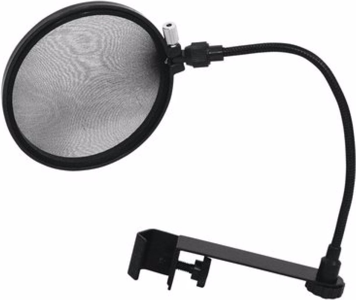 Omnitronic Mikrofon-Popfilter schwarz, Mikrofon Popschutz