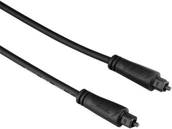 Hama Audio-Lichtleiter Kabel TOSLINK 1S (3 m, Optisch), Audio Kabel