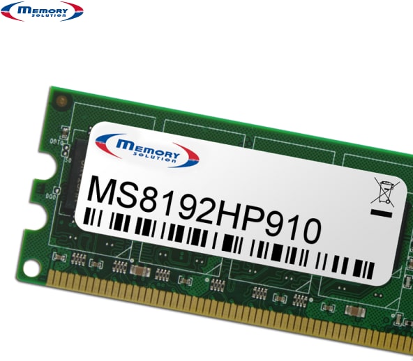 Memorysolution Memory Solution MS8192HP910. RAM-Speicher: 8 GB, Komponente für: PC / Server. Kompatible Produkte: H, RAM...