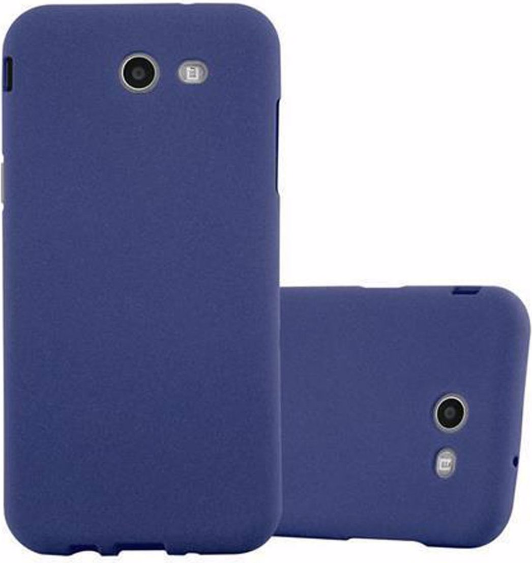 Cadorabo TPU Frosted Cover (Galaxy J3 (2017)), Smartphone Hülle, Blau