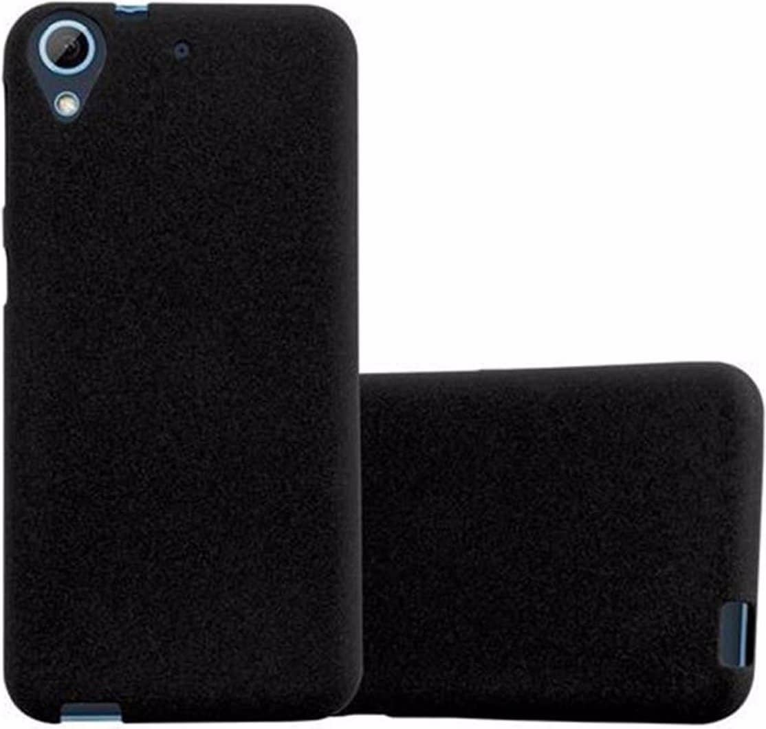 Cadorabo TPU Frosted Cover (HTC Desire 626G), Smartphone Hülle, Schwarz