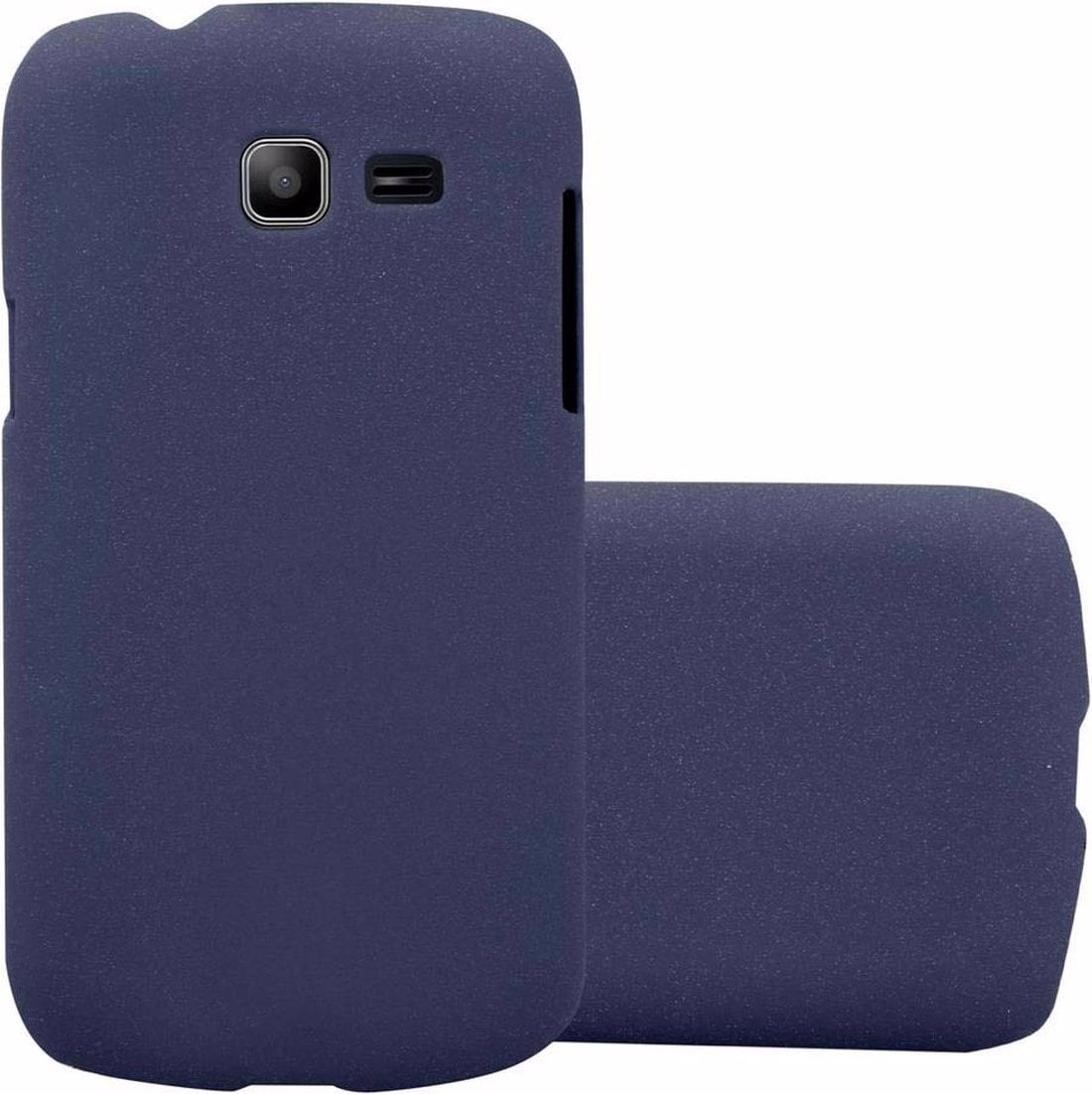 Cadorabo Hard Cover Frosty Cover (Galaxy Trend Lite), Smartphone Hülle, Blau