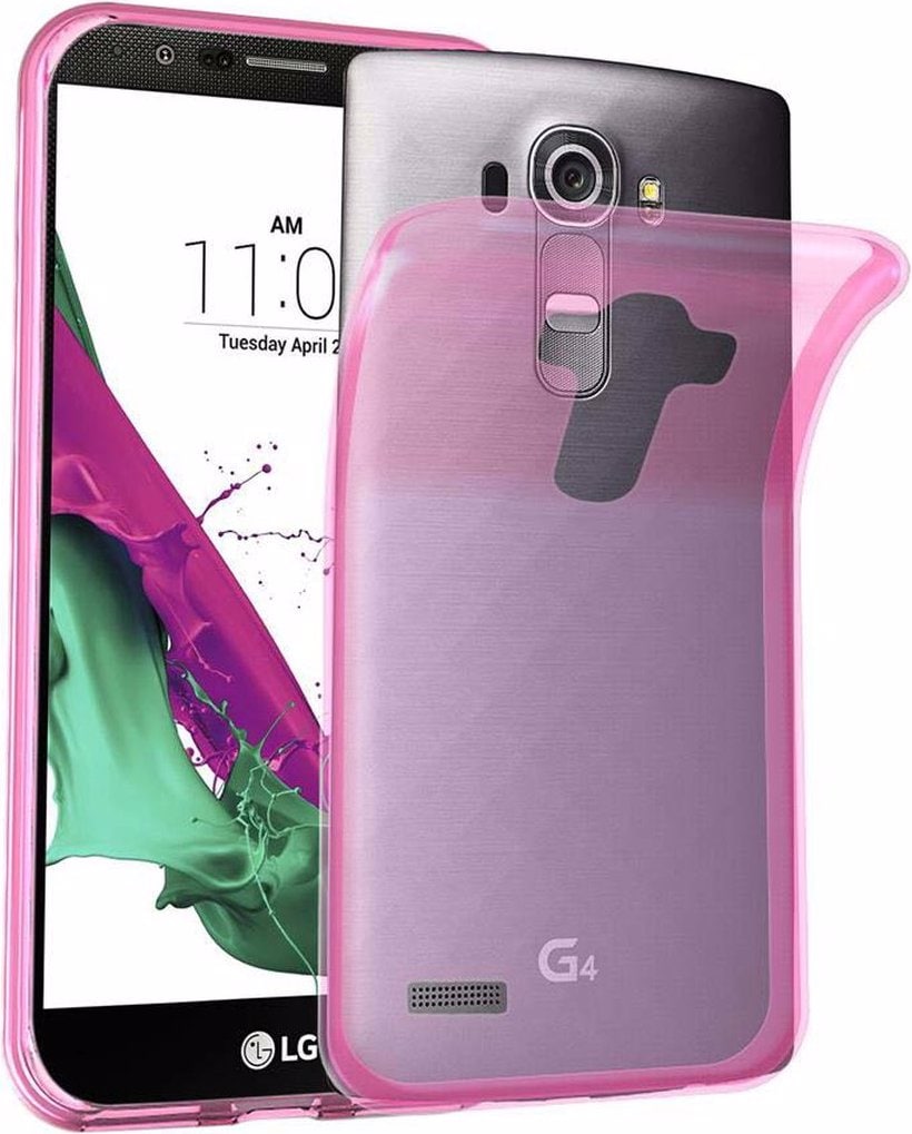 Cadorabo TPU Ultra Slim AIR Cover (LG G4s), Smartphone Hülle, Pink