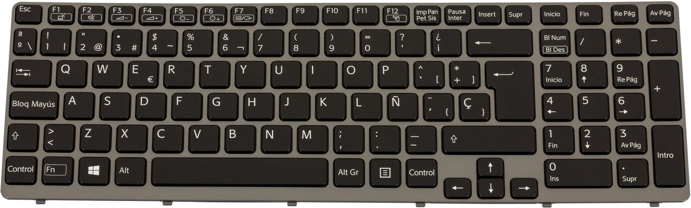 Sony Keyboard (SPANISH), Notebook Ersatzteile