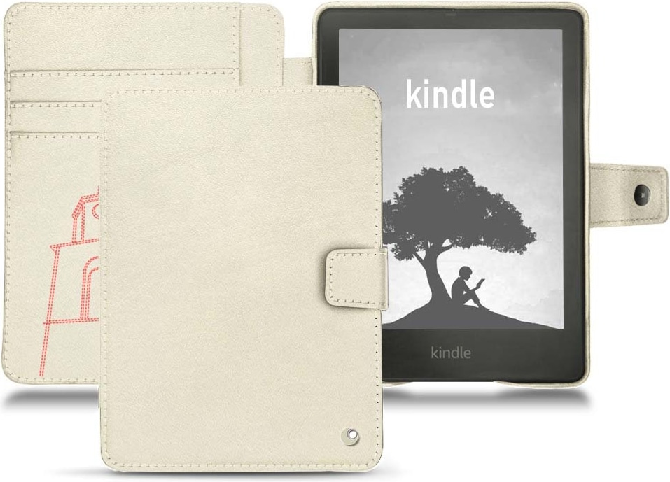 Noreve Lederschutzhülle Wallet, eReader Zubehör, Weiss