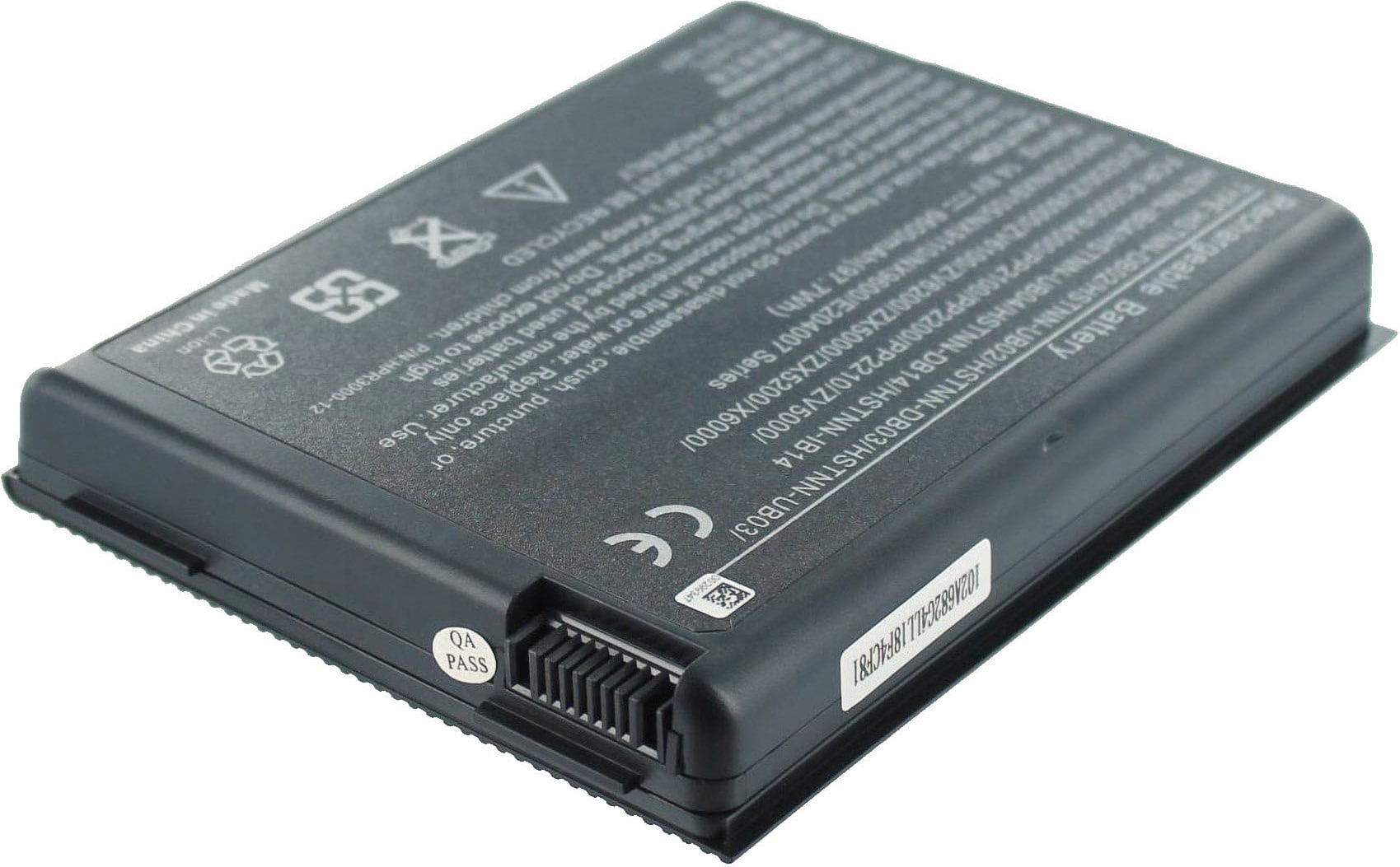 AGI Akku kompatibel mit HP 383966-001 - Akku - 6.600 mAh (6600 mAh), Notebook Akku, Schwarz