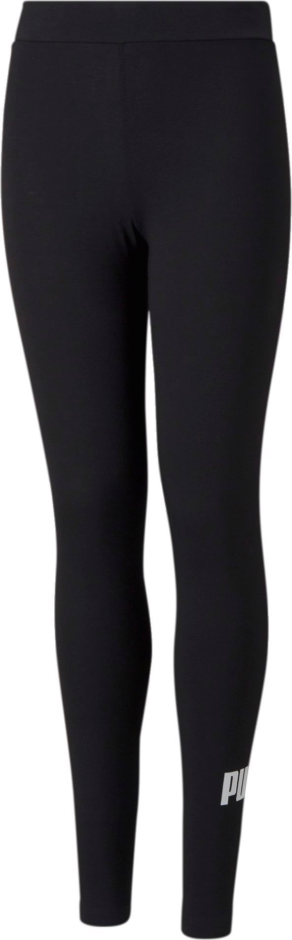 Puma, Mädchen, Tights, ESS Logo Leggings-587035 (152), Schwarz, 152