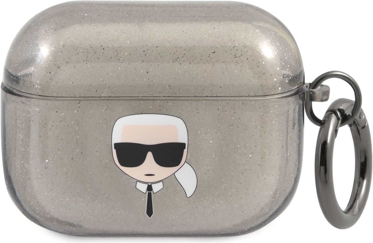 Karl Lagerfeld Case (Kopfhörer Hülle), Kopfhörertasche + Schutzhülle, Schwarz