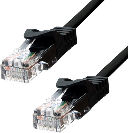 ProXtend U/UTP CAT5e PVC AWG 24 CU Black 15M (U/UTP, CAT5e, 15 m), Netzwerkkabel