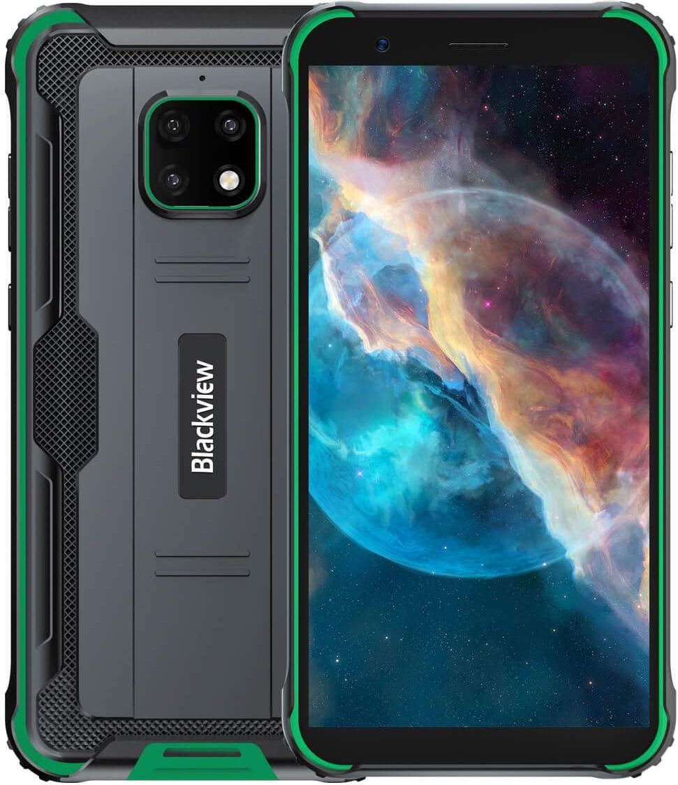 Blackview BV4900 Pro (5.7 Zoll) Dual-SIM Android 10.0 Mikro-USB (64 GB, Green, 5.70", Dual SIM, 13 Mpx, 4G), Smartphone,...